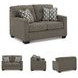 Mahoney Chocolate Loveseat