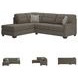 Mahoney Chocolate 2 Piece LAF Chaise Sectional