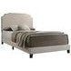 Tamarac Beige Upholstered Full Panel Bed