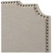 Tamarac Beige Upholstered King Panel Bed