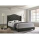 Sonoma Gray Upholstered King Panel Bed