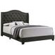 Sonoma Gray Upholstered Queen Panel Bed