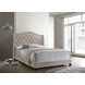 Sonoma Beige Upholstered Full Panel Bed