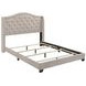 Sonoma Beige Upholstered Full Panel Bed