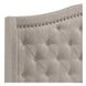 Sonoma Beige Upholstered Full Panel Bed