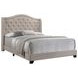 Sonoma Beige Upholstered Queen Panel Bed