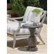 Silver Sands Gray Upholstered Outdoor Lounge Chair