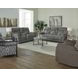 Conrad Winslow Charcoal Power Reclining 88" Sofa with Power Headrest