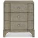 Albion Pewter 3 Drawer 26" Nightstand