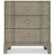 Albion Pewter 3 Drawer 26" Nightstand
