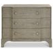 Albion Pewter 3 Drawer 36" Nightstand