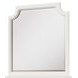 Pure Maple Cottage White Arched Garden Dresser Mirror