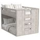 Carlson Washed Linen Full Over Full Bunk Bed