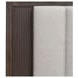 Modern Edge Caffe and Textured Gray King Upholstered Panel Bed