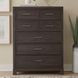 Modern Edge Caffe 5 Drawer Chest