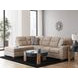 Olten Mocha 2 Piece Modular Sectional with LAF Chaise