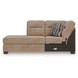 Olten Mocha 2 Piece Super Chaise