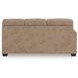 Olten Mocha 2 Piece Modular Sectional with RAF Chaise