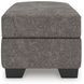 Olten Graphite Ottoman