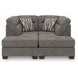 Olten Graphite 2 Piece Super Chaise