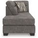 Olten Graphite 2 Piece Super Chaise