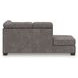 Olten Graphite 2 Piece Super Chaise