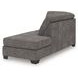 Olten Graphite 2 Piece Super Chaise