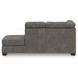 Olten Graphite 2 Piece Super Chaise