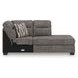 Olten Graphite 2 Piece Super Chaise