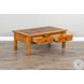 Crimson Ridge Beige Rectangular Coffee Table