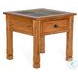 Crimson Ridge Beige Square End Table with Drawer