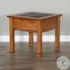 Crimson Ridge Beige Square End Table with Drawer