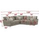 Turner Mushroom 3 Piece Sectional