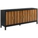 Monogram Black and Walnut 81" TV Stand