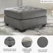 Clairette Court Alloy Oversized Accent Ottoman