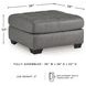 Clairette Court Alloy Oversized Accent Ottoman