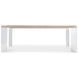 Modulum Polished Stainless Steel And Sahara Extendable Dining Table