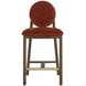 Claribel Opera Spice Upholstered Counter Height Stool