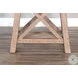 Factory Forge Natural Rectangular Chair Side Table