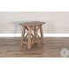 Factory Forge Natural Rectangular Chair Side Table