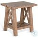 Factory Forge Natural Rectangular End Table