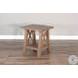 Factory Forge Natural Rectangular End Table