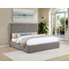 Lawson Mushroom King Upholstered Platform Bed
