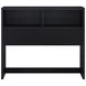 Westpark Black Full Storage Bookcase Headboard