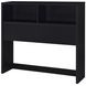 Westpark Black Full Storage Bookcase Headboard