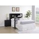 Westpark Black Full Storage Bookcase Headboard