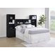 Westpark Black Full Storage Bookcase Headboard