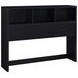 Westpark Black Queen Storage Bookcase Headboard