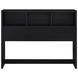 Westpark Black Queen Storage Bookcase Headboard