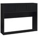 Westpark Black Queen Storage Bookcase Headboard